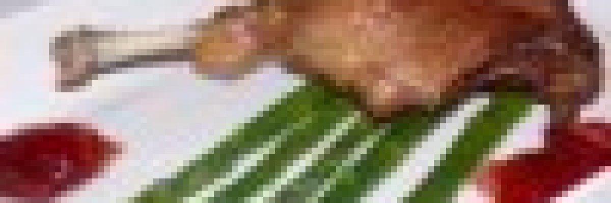 Ropogós kacsacomb párolt zöldséggel és borzselével tálalva (gluténmentes)