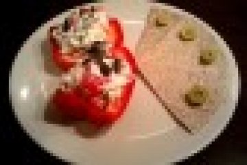 Tormás túrókrémmel töltött paprika tortillával