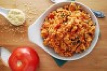 Spenótos csirkés kölesrizottó